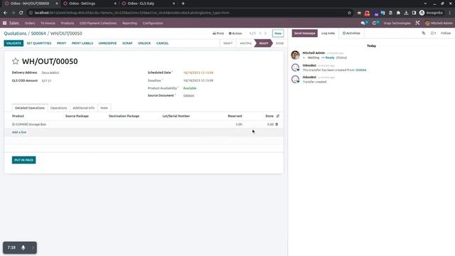 Odoo GLS Italy Shipping Integration(gls_italy_odoo_integration) смотреть онлайн