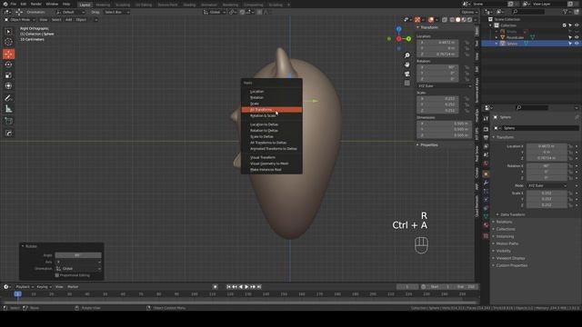 Создаем 3d иллюстрацию Ghost kitty в Blender 2.9 | blender скульптинг смотреть онлайн