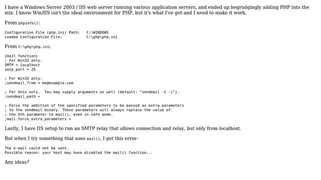 DevOps & SysAdmins: Configure php mail() on Windows/IIS смотреть онлайн