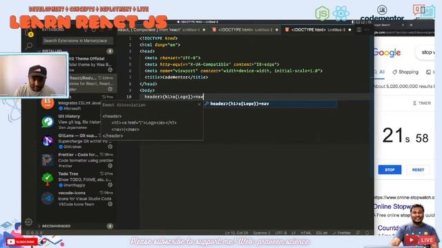 React JS Introduction and Deployment for Beginners | Praveen Kumar Purushothaman | CodeMentor смотреть онлайн