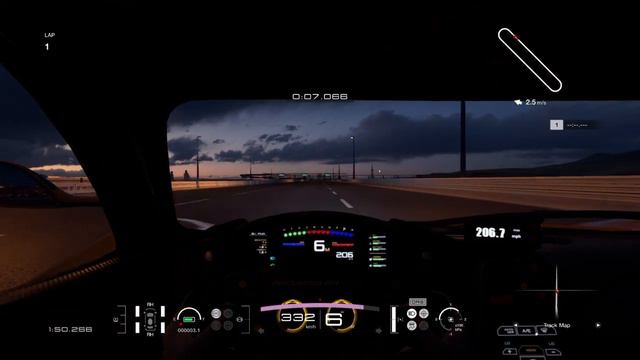 McLaren P1 GTR top speed run Gran Turismo 7 смотреть онлайн