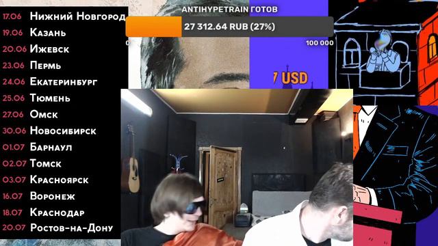 ANTIHYPETRAIN ГОТОВ! (ПОПАДИ НА ОБЛОЖКУ) Стрим СЛАВЫ КПСС из Бишкека смотреть онлайн