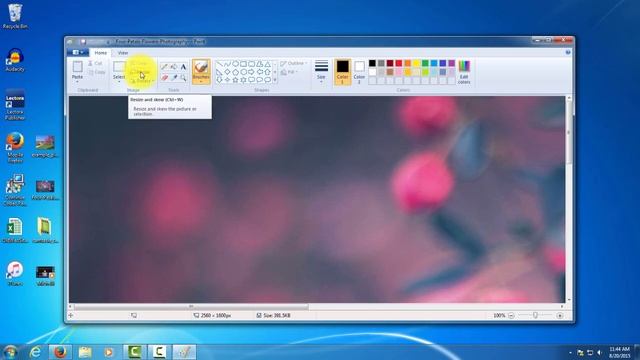 Cropping an Image in Paint (Windows) смотреть онлайн