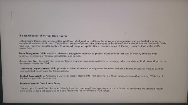 Mastering Efficiency Virtual Data Room Setup Simplified Shahrukh Technology смотреть онлайн