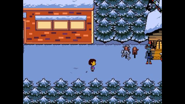 Undertale - Snowdin Town (with lyrics) смотреть онлайн