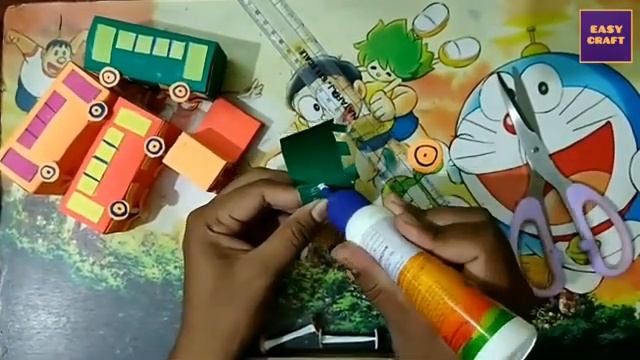 DIY Paper Train | Easy Paper Train craft making for kids at home | paper craft | easy train craft смотреть онлайн