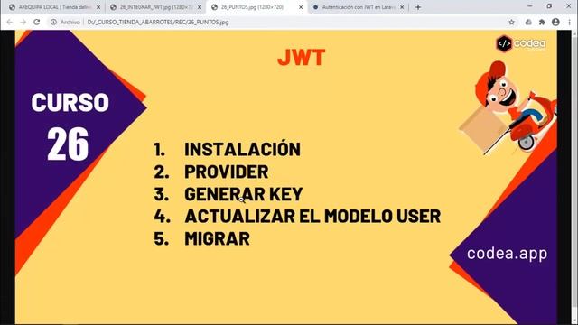 ¿Cómo integrar JWT Json Web Tokens en una aplicación web con Laravel? смотреть онлайн