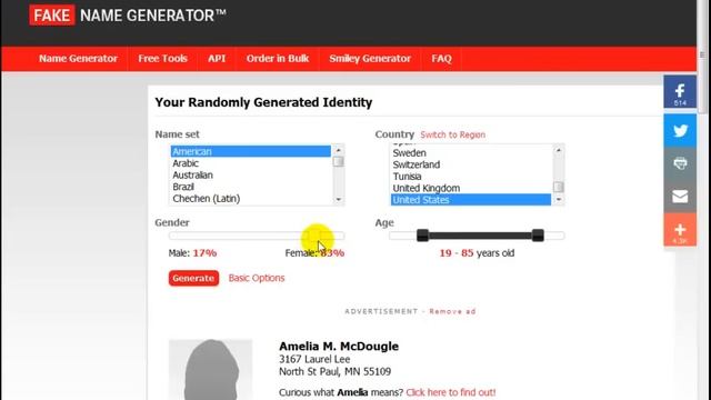 Fake Name Generator | How to use Fake Name Generator 2023 смотреть онлайн