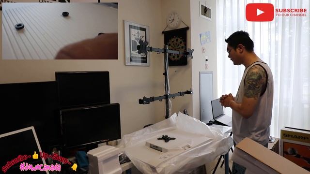 Setting up My Monitor Stand With My New 2 32' Acer Monitor - VLOG37 PART2 смотреть онлайн