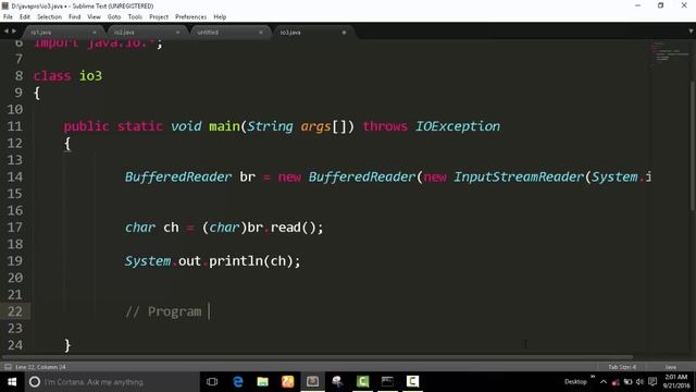 IO Management with read() method : Java Programs смотреть онлайн