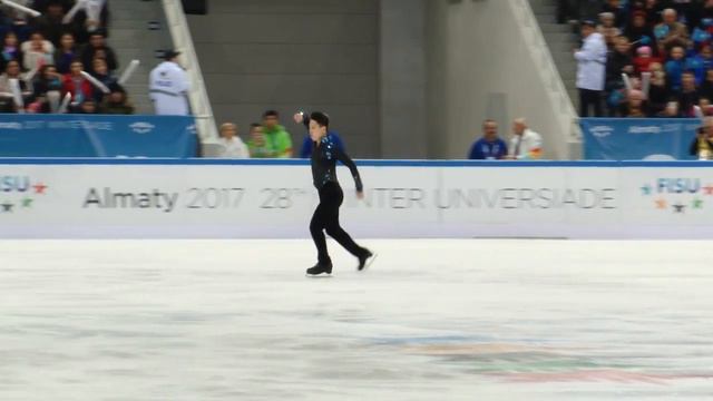 Денис Тен - короткая программа на Универсиаде-2017 смотреть онлайн