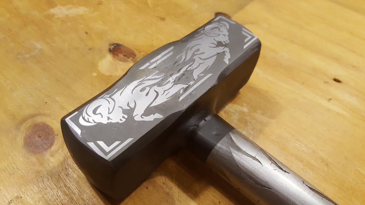 Restoration Old Rasty Sledgehammer. And Simple Customization