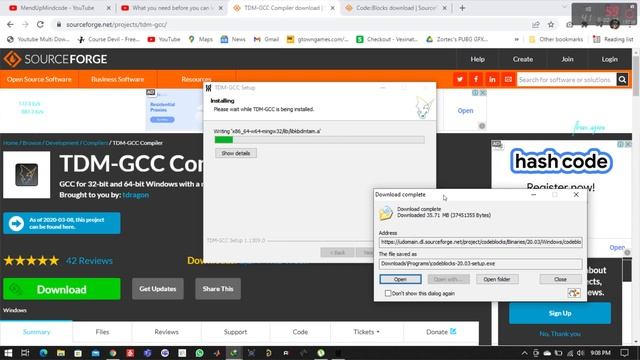 installation of code block with TDM GCC compiler смотреть онлайн