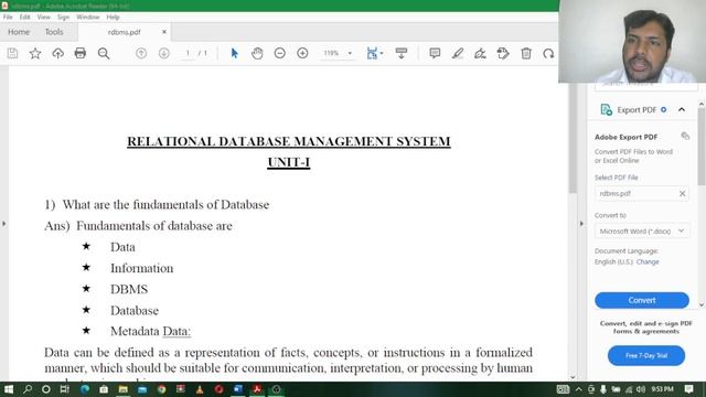 MS WORD IN TELUGU PART - 11 | HOW TO CONVERT WORD TO PDF IN TELUGU | HOW TO CONVERT PDF TO WORD| смотреть онлайн