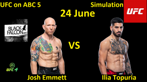 Джош Эмметт против Илии Топурии БОЙ В UFC 4/ UFC ON ABC 5