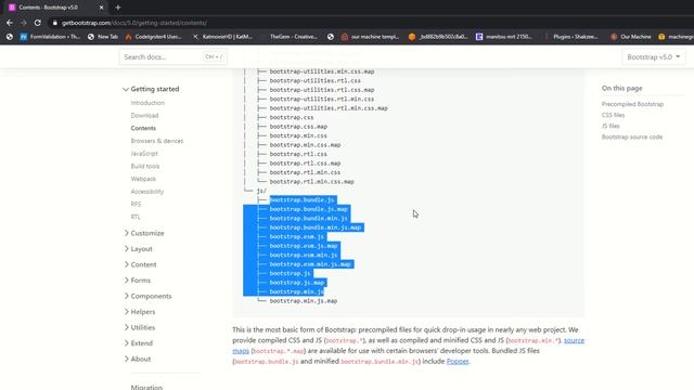 Introduction to documentation of bootstrap 5 | Crash Course/Tutorials/Series for beginners смотреть онлайн