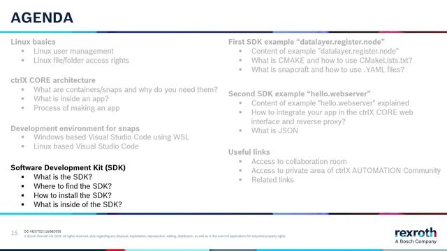 ctrlX AUTOMATION Application Web Seminar: SDK Part #1 Basics смотреть онлайн