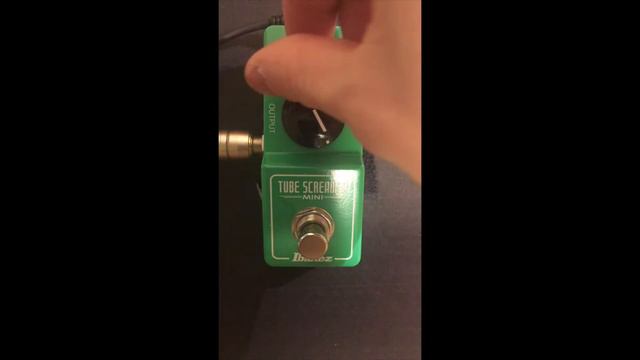 IBANEZ TUBE SCREAMER MINI　レビュー смотреть онлайн