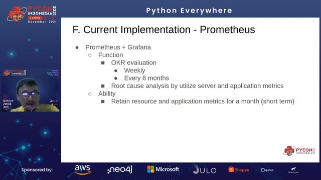 PyCon ID 2021 | Monitoring and Logging Django Web Application with Prometheus, ELK and Sentry смотреть онлайн