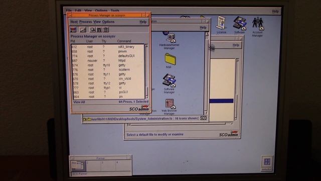 SCO OpenServer 5.0.7 - Panorama (xdt3) Desktop Tour смотреть онлайн