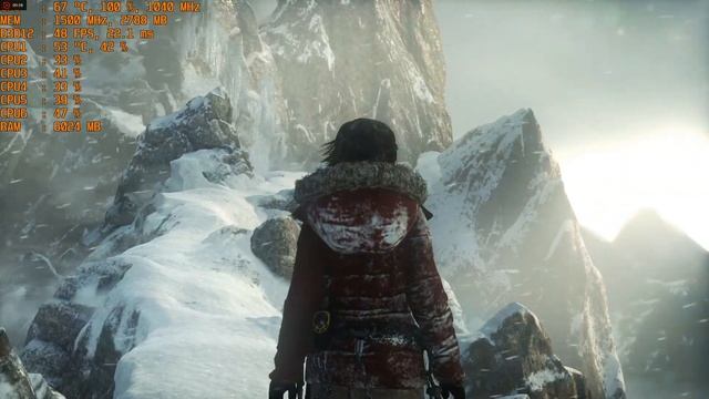 Rise of Tomb Raider with AMD FX-6300 and R9 390 смотреть онлайн