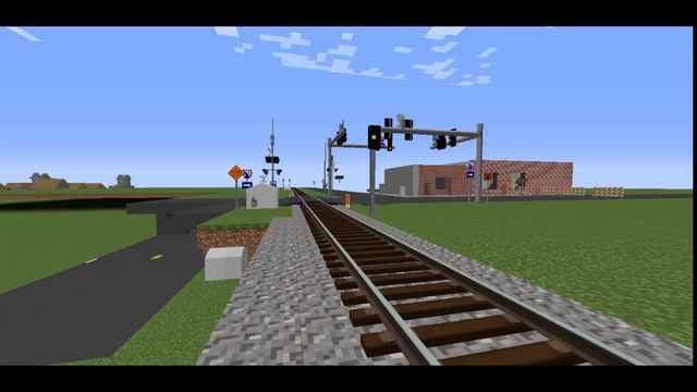 Immersive Railroading | Railroad Crossing Tests | Minecraft смотреть онлайн