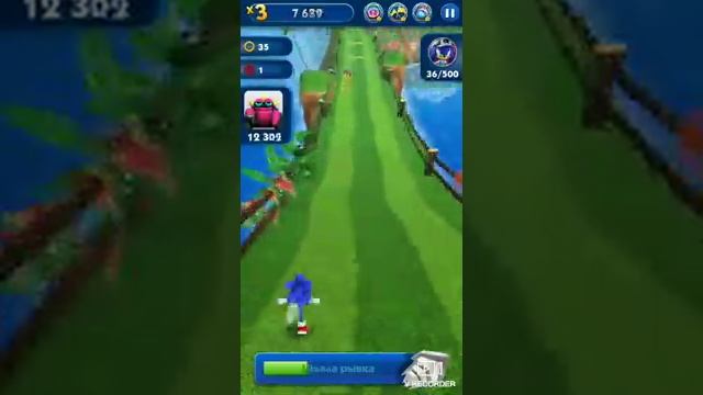 Sonic Dash серия 1 СОНИК Игра на телефоне смотреть онлайн