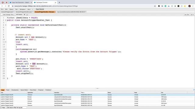 Apex Test Class Part 1 смотреть онлайн