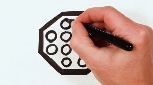 Рисуем фломастерами. Простой милый рисунок. Рисование для детей