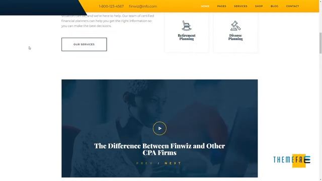 Finvision - Financial Audit And Consulting WordPress Theme Staff смотреть онлайн