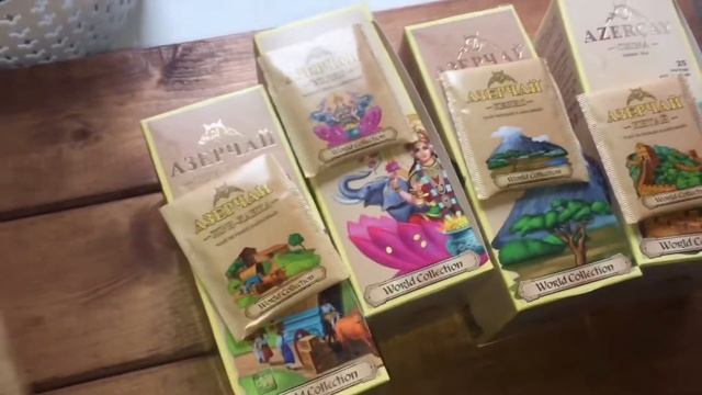 Азерчай World Collection дегустация нового чая, пакетики чая в коллекцию смотреть онлайн