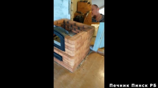 Каминопечь для дачи в Пинске. смотреть онлайн