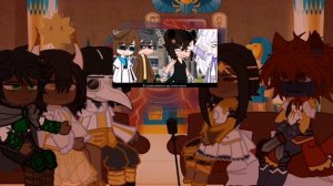 Реакция Богов Тринадцати Огней на Лололошку  Селиасет, Ронас, Монту, Кнемфтити, Хэтинтеп