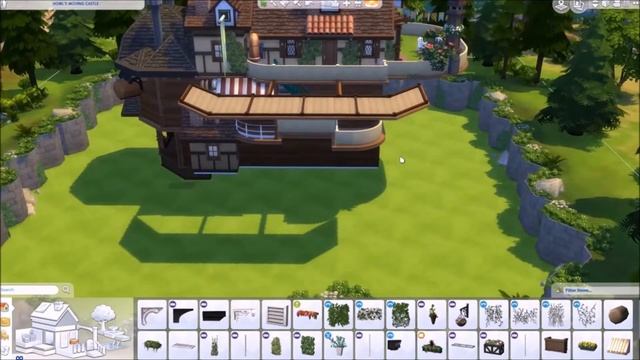 THE SIMS 4 | HOWL'S MOVING CASTLE | SPEED BUILD PART 1 смотреть онлайн