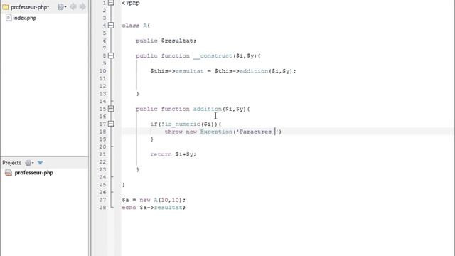 POO PHP - CLASS - Les Exceptions - Apprendre PHP avec Professeur-PHP.com смотреть онлайн
