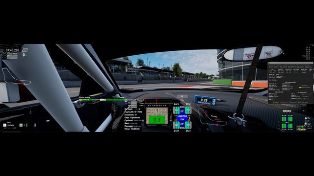 MOZA R9 UPDATE FFB SETUP AT THE MONZA смотреть онлайн