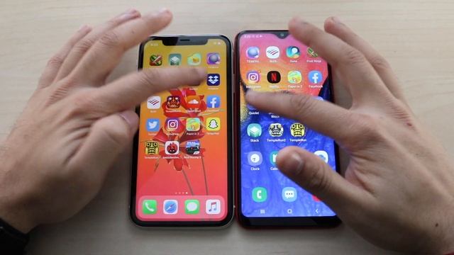 iPhone 11 Vs Samsung Galaxy A10! (Comparison) (Review) смотреть онлайн