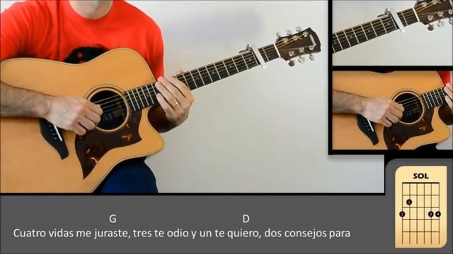 Como te Atreves - MORAT COVER con ACORDES y LETRA GUITARRA Cover смотреть онлайн