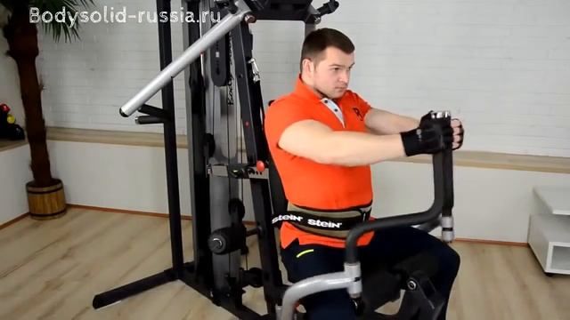 Упражнения на силовом тренажере BodySolid G6В online video cutter com смотреть онлайн