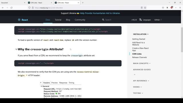 04- شرح Setup React Files Using CDN смотреть онлайн