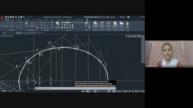 Tangent and Normal to the Ellipse - ACAD 2021 смотреть онлайн