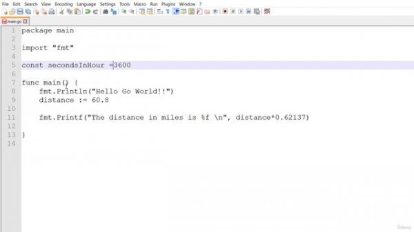 13 - Formatting Go Source Code gofmt