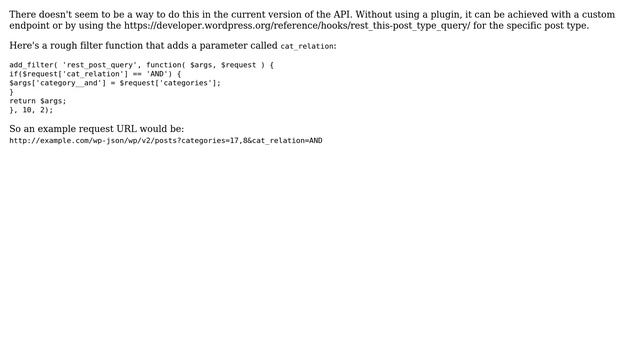 Wordpress: WP REST API: filter by category 1 AND category 2 (7 Solutions!!) смотреть онлайн