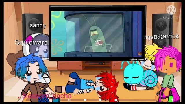 SpongeBob characters react to memes/roasts part 2 смотреть онлайн