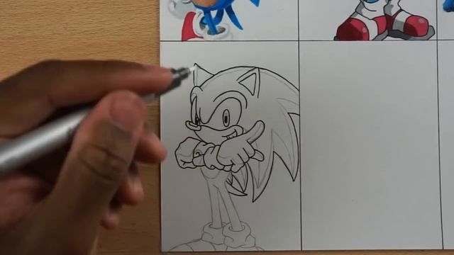Drawing SONIC in Different Styles | SONIC THE HEDGEHOG смотреть онлайн