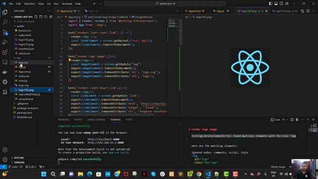React testing library tutorial-React Testing TutorialCodevolution-React testing crush course Part-4 смотреть онлайн