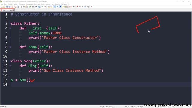 Constructor in Inheritance in Python (Hindi) смотреть онлайн