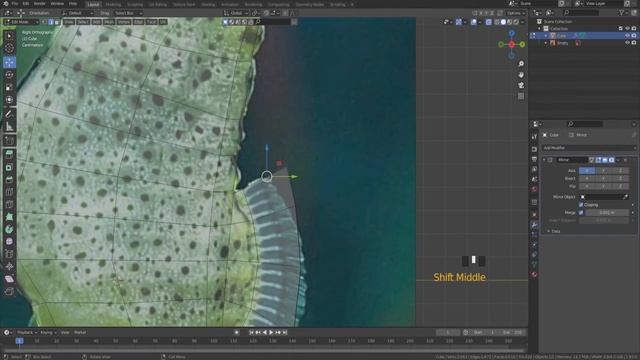 Low Poly Sea Horse Modeling & Texture Painting Tutorial in Blender 2.93 (time lapse) смотреть онлайн