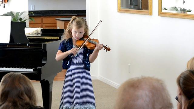 Emmy Glenn - Suzuki Book 1 Violin Recital смотреть онлайн