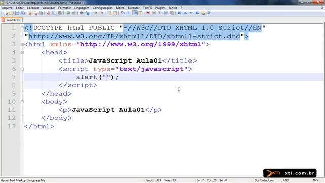 Curso JavaScript Hello World! 02 смотреть онлайн